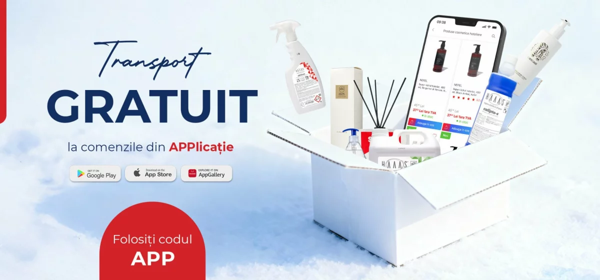 Descarca aplicatia pentru a beneficia de transport gratuit!