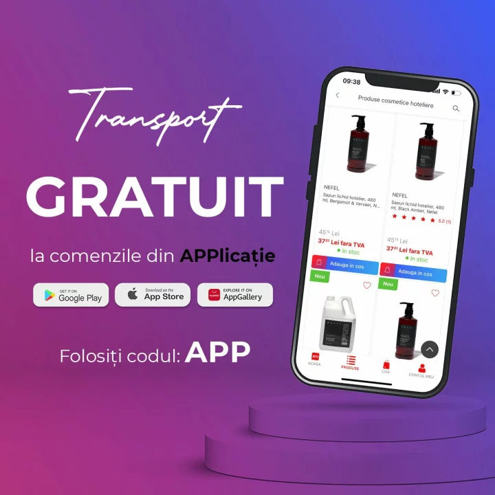  Descarca aplicatia pentru a beneficia de transport gratuit!