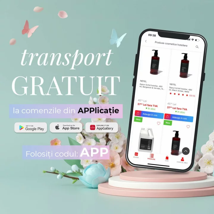  Descarca aplicatia pentru a beneficia de transport gratuit!