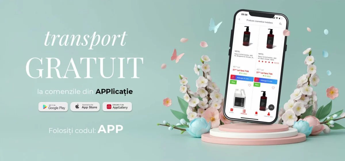  Descarca aplicatia pentru a beneficia de transport gratuit!