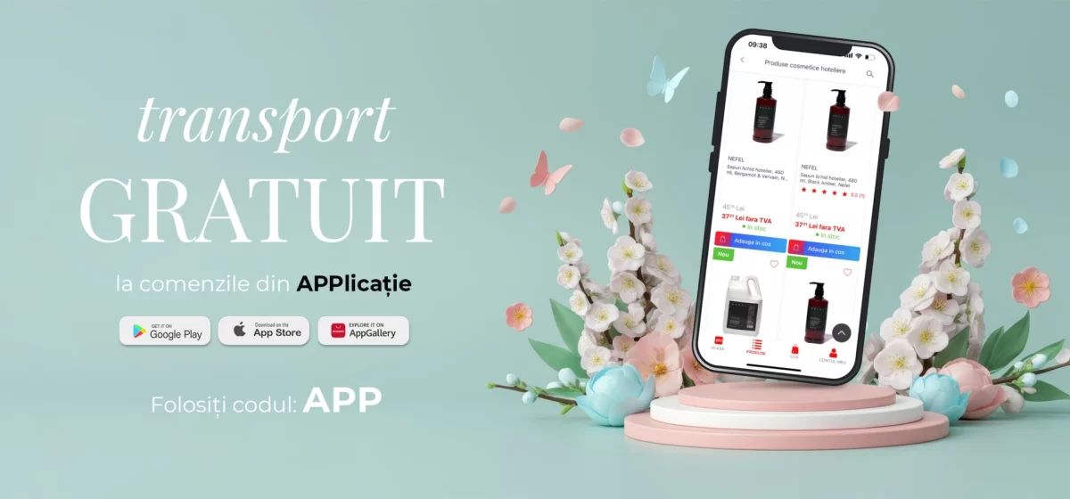  Descarca aplicatia pentru a beneficia de transport gratuit!