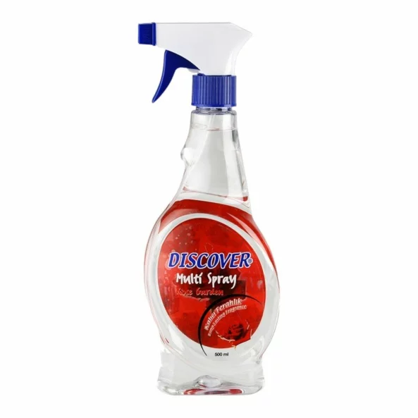 Odorizant ambiental cu pulverizator, 500 ml, parfum rose, Discover