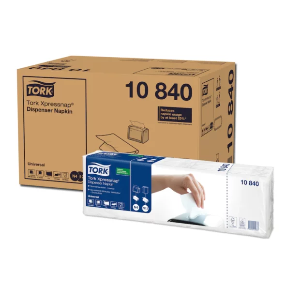 Servetele de masa pentru dozator N4, 1125 bucati, albe, Tork Xpressnap