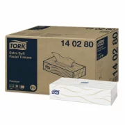 Servetele faciale albe, 2 straturi, 100 bucati, extra soft premium, Tork