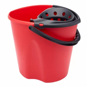 Galeata cu storcator, 12 L, Rosie
