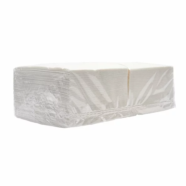 Servetele de masa albe, 2 straturi, 33x33 cm, 250 bucati