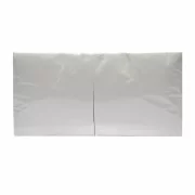 Servetele de masa albe, 2 straturi, 33x33 cm, 250 bucati