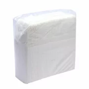 Servetele albe pentru tacamuri, 2 straturi, 33x33 cm, 130 bucati