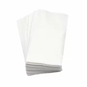 Servetele albe pentru tacamuri, 2 straturi, 33x33 cm, 130 bucati