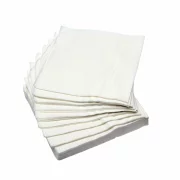 Servetele de masa albe, un strat, 33x33 cm, 500 bucati