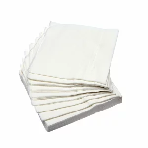 Servetele de masa albe, un strat, 33x33 cm, 500 bucati