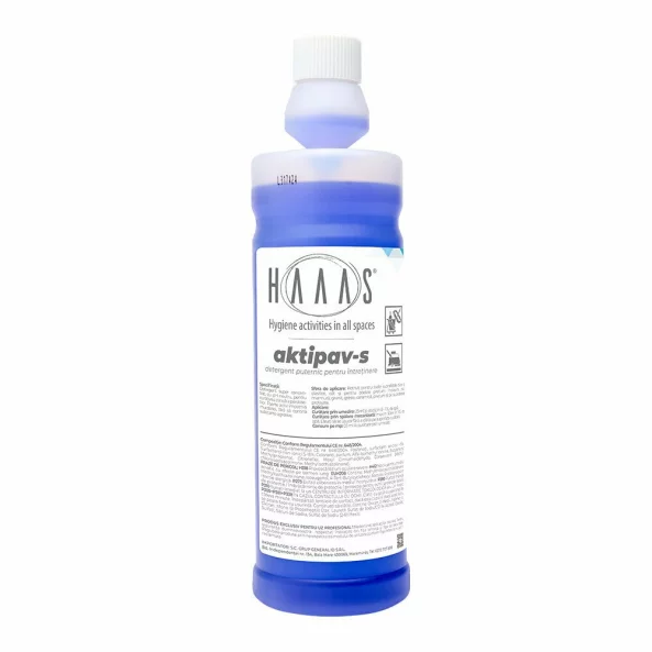 Detergent concentrat profesional pentru intretinere pardoseli, 1 L, Aktipav-S, HAAAS