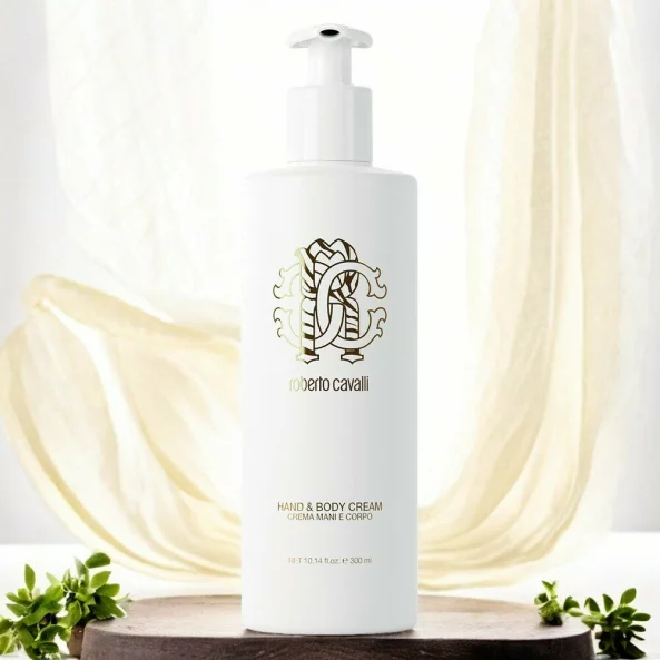 Crema de maini si de corp, 300 ml, White Zebra, Roberto Cavalli