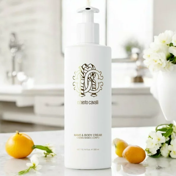 Crema de maini si de corp, 300 ml, White Zebra, Roberto Cavalli