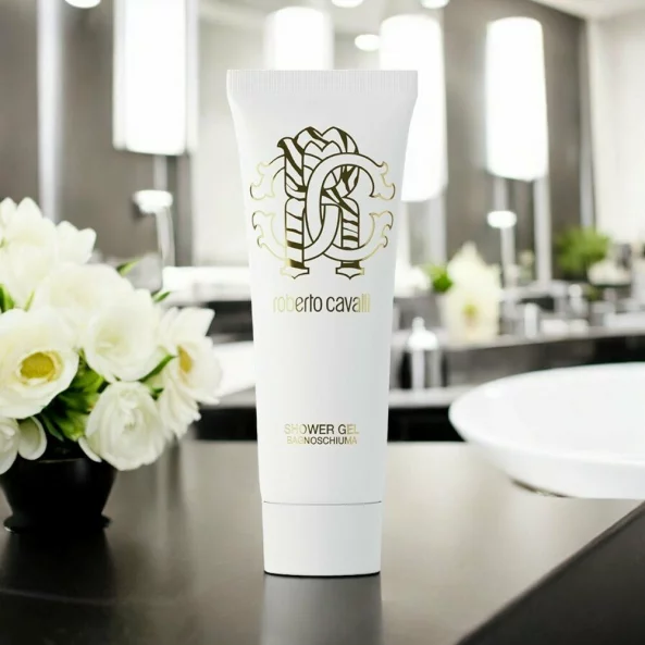 Gel de dus hotelier, 30 ml, White Zebra, Roberto Cavalli