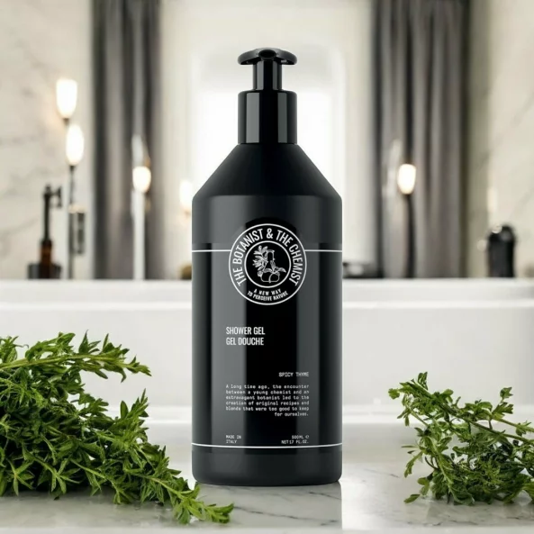 Gel de dus hotelier, 500 ml, Spicy Thyme, The Botanist &amp; The Chemist