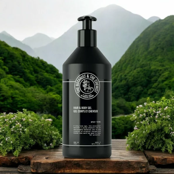 Gel de dus si par hotelier, 500 ml, Spicy Thyme, The Botanist &amp; The Chemist