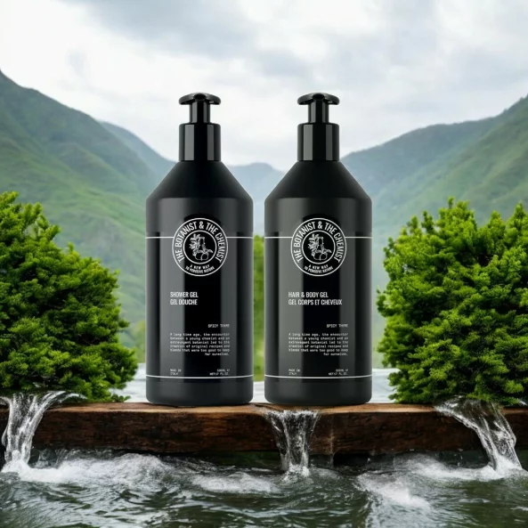 Gel de dus si par hotelier, 500 ml, Spicy Thyme, The Botanist &amp; The Chemist
