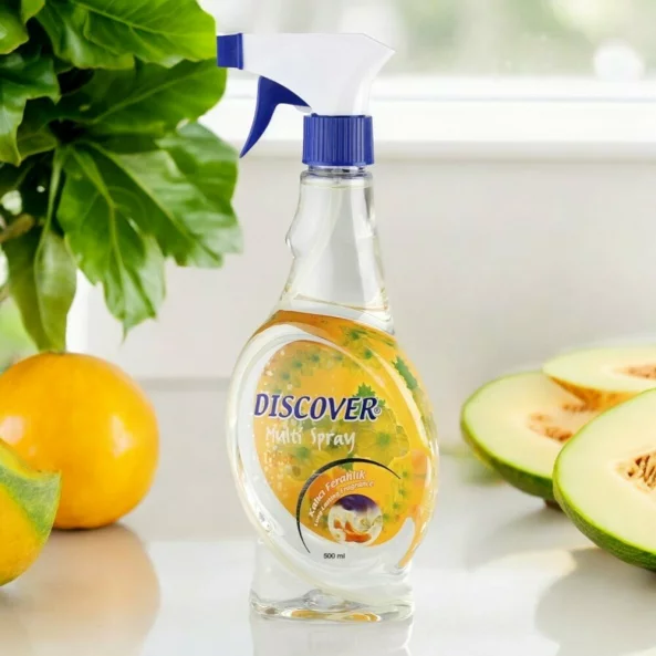 Odorizant ambiental cu pulverizator, 500 ml, parfum melon, Discover