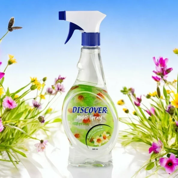Odorizant ambiental cu pulverizator, 500 ml, parfum spring, Discover