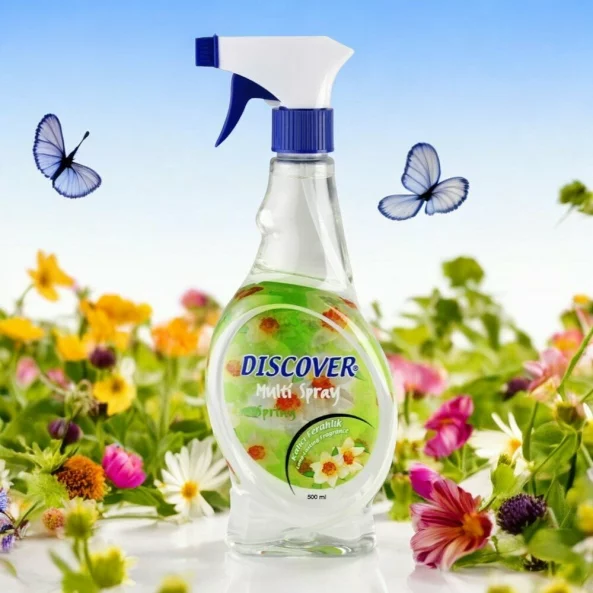 Odorizant ambiental cu pulverizator, 500 ml, parfum spring, Discover