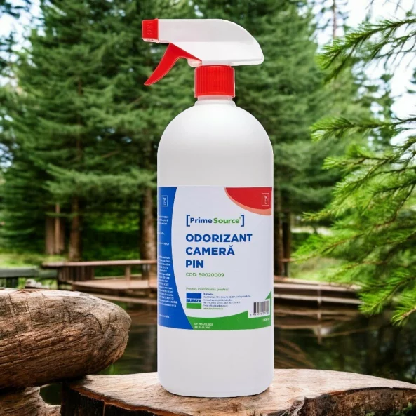 Odorizant ambiental profesional cu pulverizator, 1 L, parfum pin, Prime Source