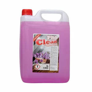 Detergent concentrat profesional pentru pardoseli, 5 L, parfum Liliac, Pro Clean