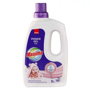Detergent gel concentrat pentru rufe, 3 L, Baby, Sano Maxima