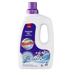 Detergent gel concentrat pentru rufe, 3 L, Fresh, Sano Maxima