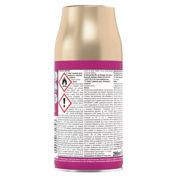 Rezerva odorizant camera, 269ml, Relaxing Zen, Glade