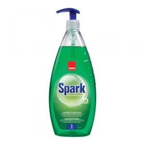 Detergent lichid vase, 1 L, castravete si lamaie, Sano Spark