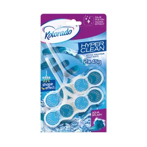 Odorizant WC, duopack, 2x45 gr, hyper clean aqua, Kolorado
