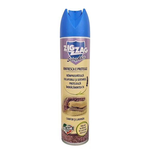 Spray antimolii, 300 ml, canfor si lavanda, Zig Zag