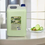 Sapun lichid cremos, testat dermatologic, 5 L, masline si castraveti, Attis