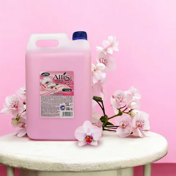 Sapun lichid cremos, testat dermatologic, 5 L, orhidee, Attis