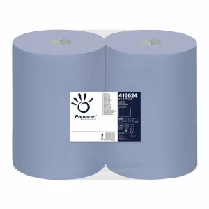 Rola industriala reciclata, 3 straturi, 180m/rola, albastra