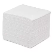 Servetele de masa albe, 1 strat, 25x25 cm, 100 bucati