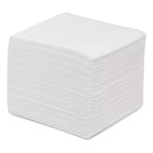 Servetele de masa albe, 1 strat, 25x25 cm, 100 bucati