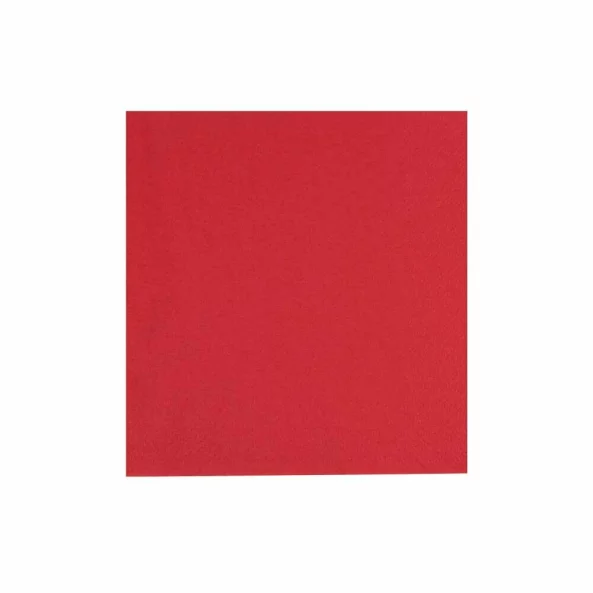 Set servetele de masa, rosu baccara, 2 straturi, 33x33 cm, 400 bucati/set