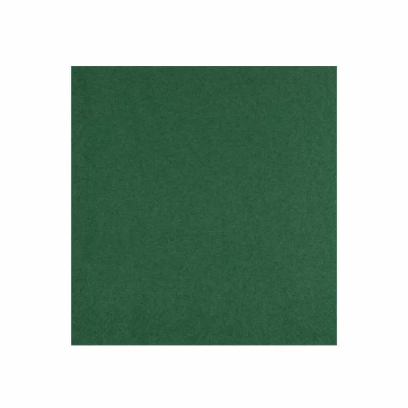 Set servetele de masa, verde inchis foresta, 2 straturi, 33x33 cm, 400 bucati/set