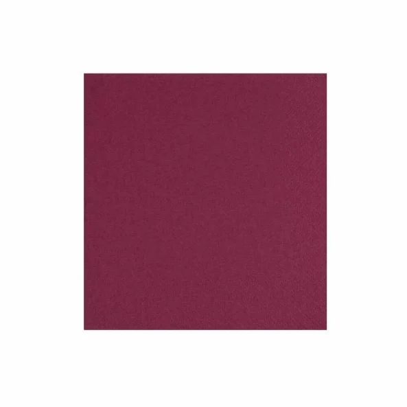 Set servetele de masa, bordo, 2 straturi, 33x33 cm, 400 bucati/set