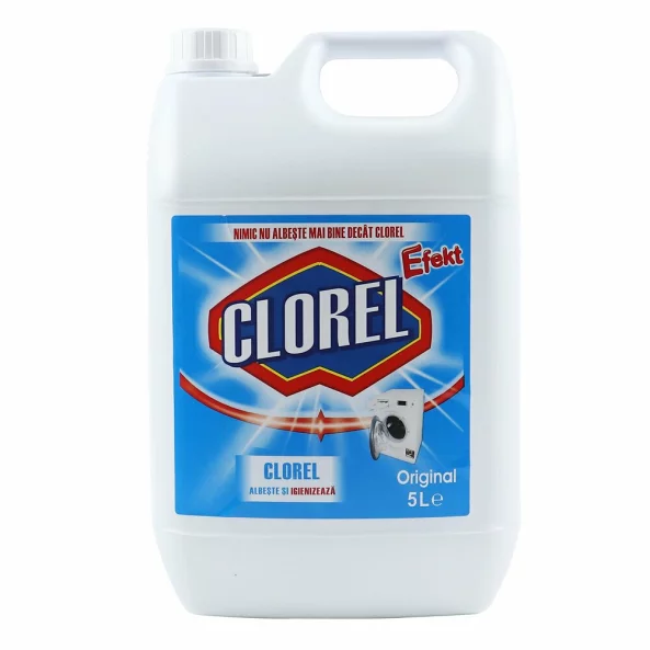 Clor inalbitor concentrat pentru rufe, 5 L, Clorel Efekt