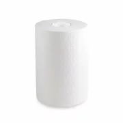 Prosoape hartie mini cu derulare centrala, 2 straturi, 60 m/rola, alb