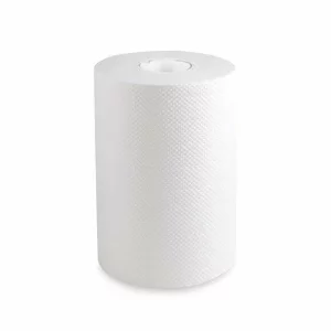 Prosoape hartie mini cu derulare centrala, 2 straturi, 60 m/rola, alb