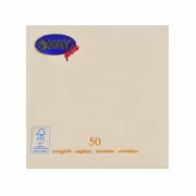 Set servetele de masa, crem panna, 2 straturi, 33x33 cm, 400 bucati/set