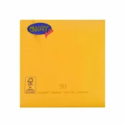 Set servetele de masa, galben-giallo sole, 2 straturi, 33x33 cm, 400 bucati/set