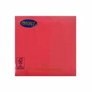 Set servetele de masa, rosu baccara, 2 straturi, 33x33 cm, 400 bucati/set
