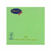 Set servetele de masa, verde mar, 2 straturi, 33x33 cm, 400 bucati/set