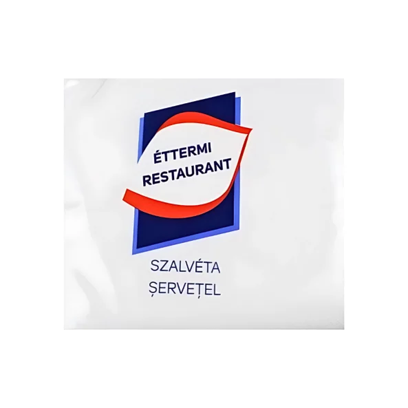 Servetele Ettermi 1 strat, alb, 18x18 cm, 600 foi/pachet