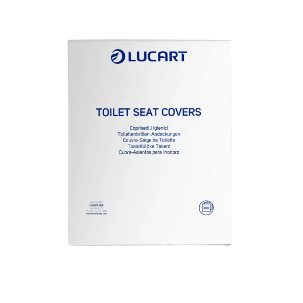 Acoperitori colac wc din hartie, 200 bucati/pachet